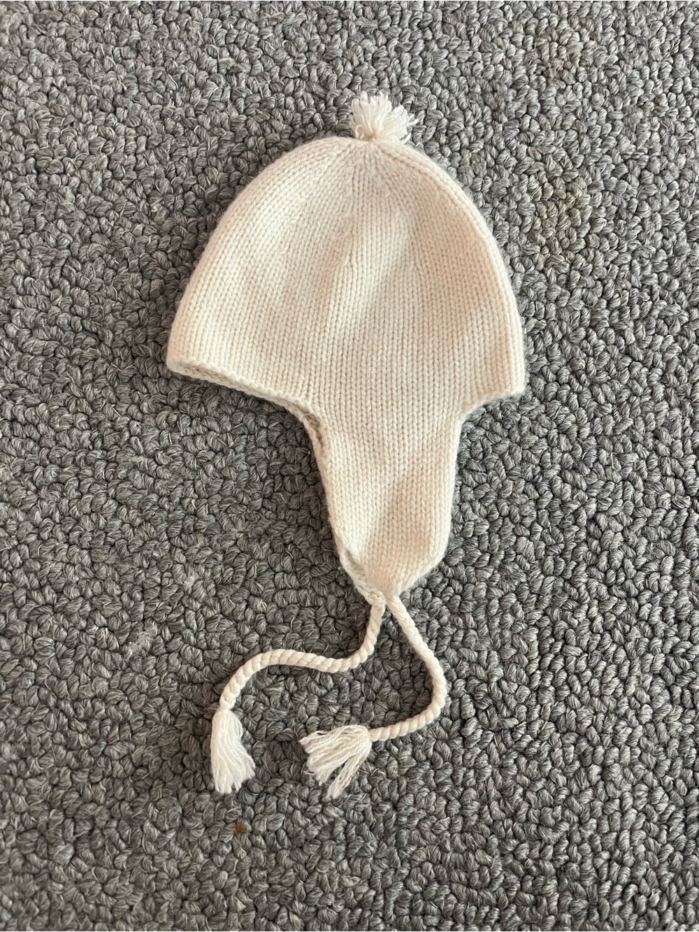 Bonpoint Cream Cashmere Hat